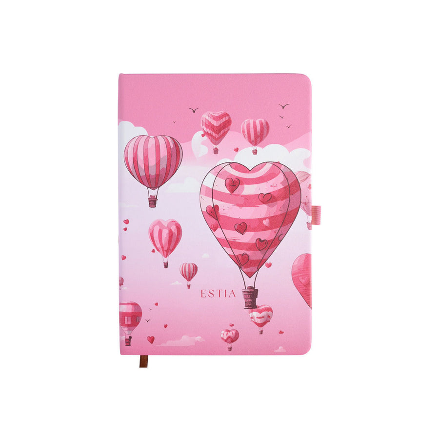 Estia Ημερήσιο Ημερολόγιο-Ατζέντα 2026 Ροζ Με Αερόστατα Love Ascend