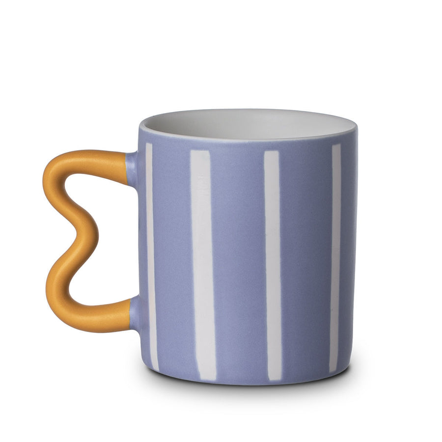 Κούπα Μωβ Με Ρίγες New Bone 450ml Jazz Lines Estia