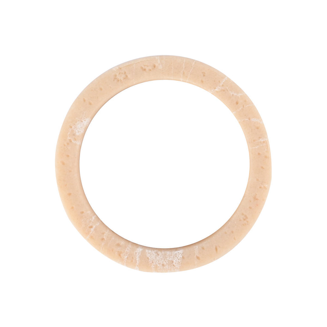 Κρίκοι Πετσέτας Στρογγυλοί Σετ 4τμχ Μπεζ Travertine Estia