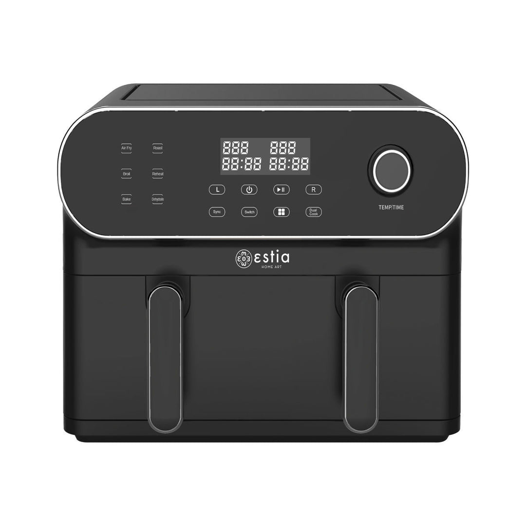 Air Fryer Duo Fry 1700W 11lt Με Προετοιμασία 2 Διαφορετικών Γευμάτων Estia