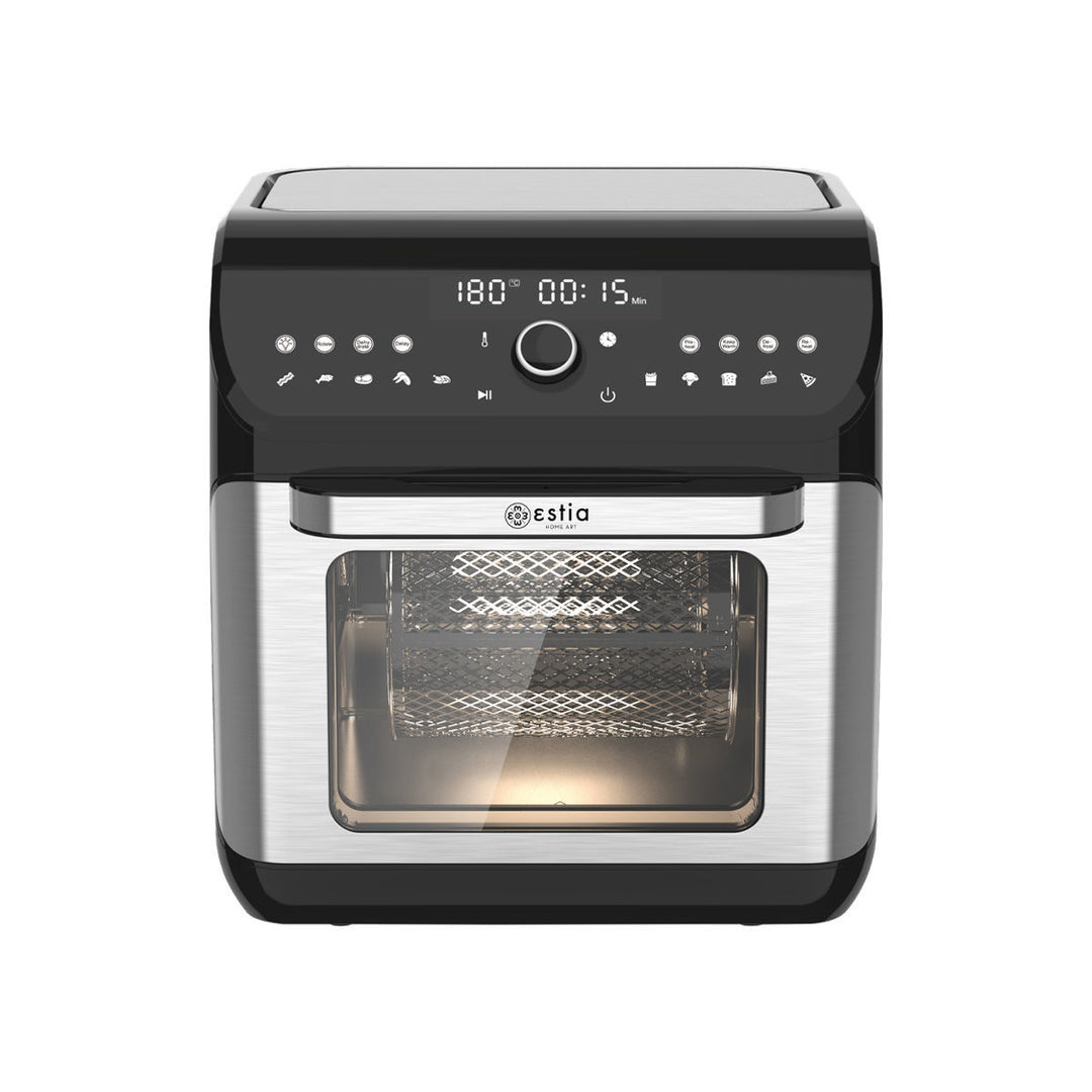 Air Fryer Flexi Chef 1500W 12lt Με 10 Προρυθμισμένα Προγράμματα Estia