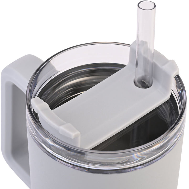 Estia Θερμός Με Καλαμάκι Tumbler Homely 900ml Γκρι Pebble Gray