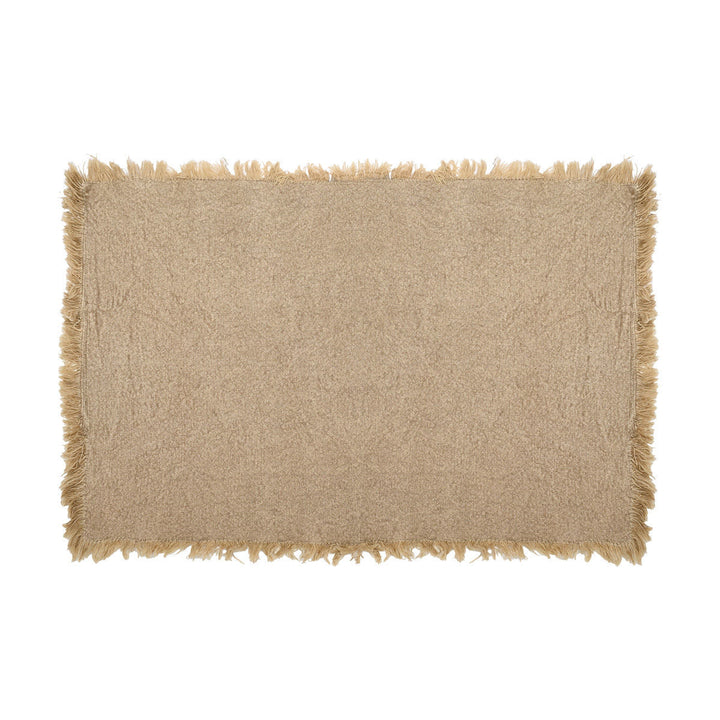 Σουπλά Μπεζ Με Κρόσια 33x50cm Loom Estia