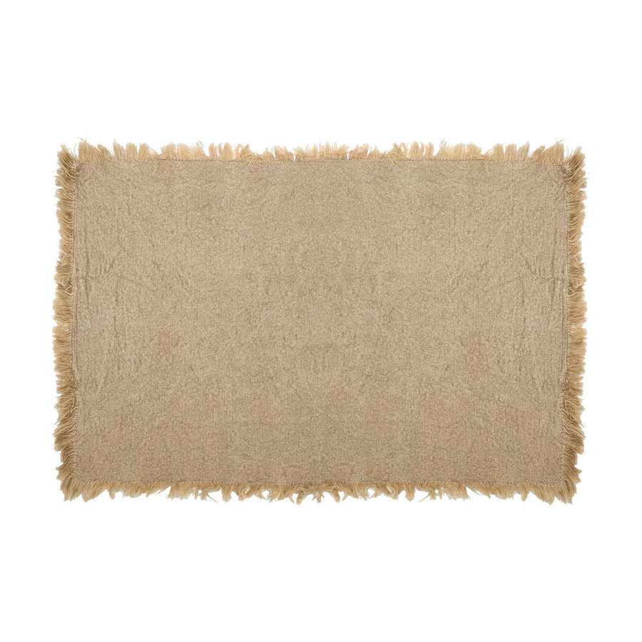 Σουπλά Μπεζ Με Κρόσια 33x50cm Loom Estia