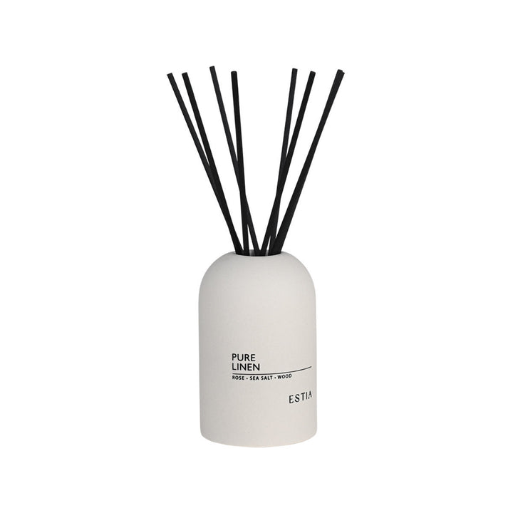 Αρωματικό Χώρου Με Στικ Λευκό Estia 150ml 'Pure Linen'