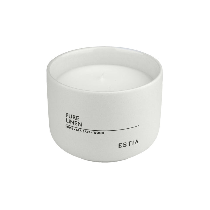Αρωματικό Κερί Pure Linen 280gr Estia