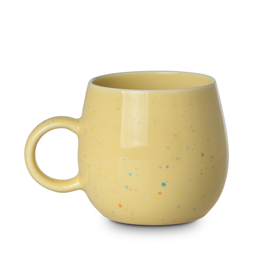 Κούπα Κίτρινη Με Πιτσιλιές New Bone 480ml Speckle Pop Estia