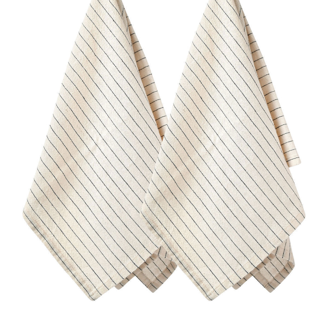 Πετσέτα Κουζίνας Μπεζ Yarn 50X70cm Σετ 2 Τεμαχίων Estia