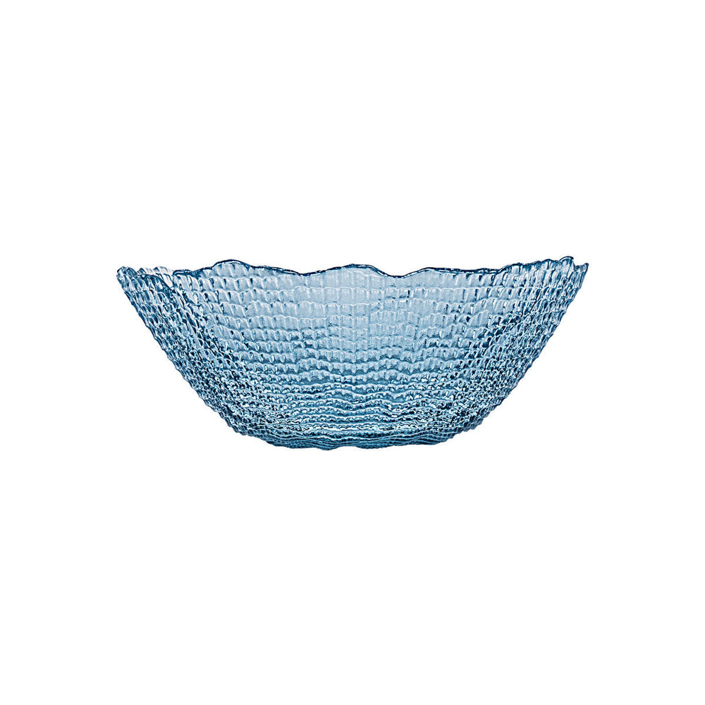 Γυάλινο Μπολ Μπλε 16X5cm Roche Estia