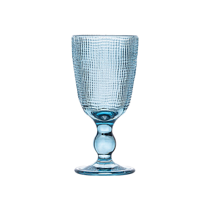 Γυάλινο Ποτήρι Κρασιού Μπλε 250ml Roche Estia