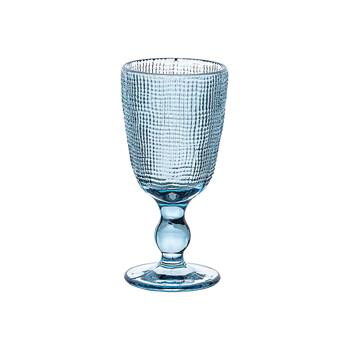 Γυάλινο Ποτήρι Κρασιού Μπλε 250ml Roche Estia