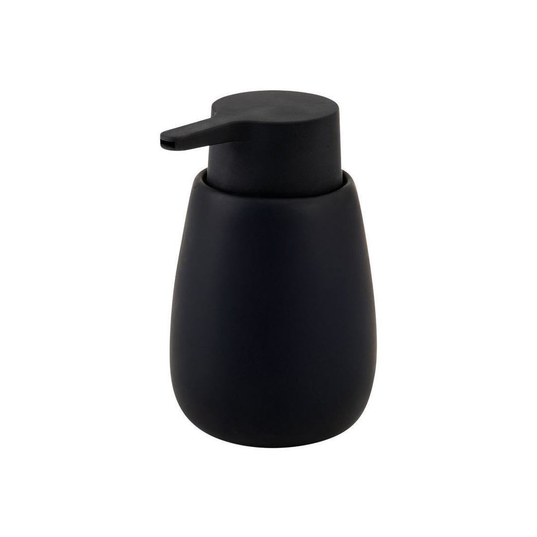 Δοχείο Κρεμοσάπουνου Κεραμικό Μαύρο 350ml Fjord Soft Estia