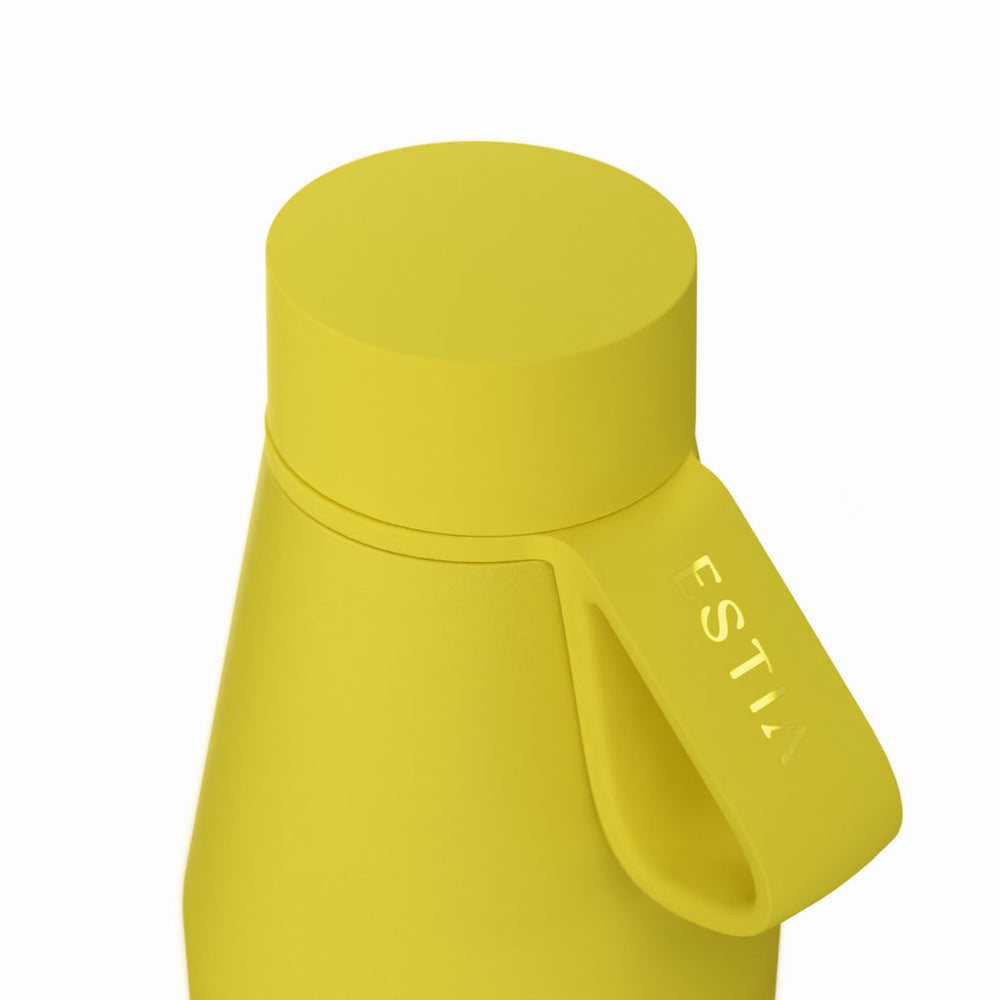 Estia Μπουκάλι Θερμός Flow 500ml Κίτρινο-Λαχανί Save the Aegean