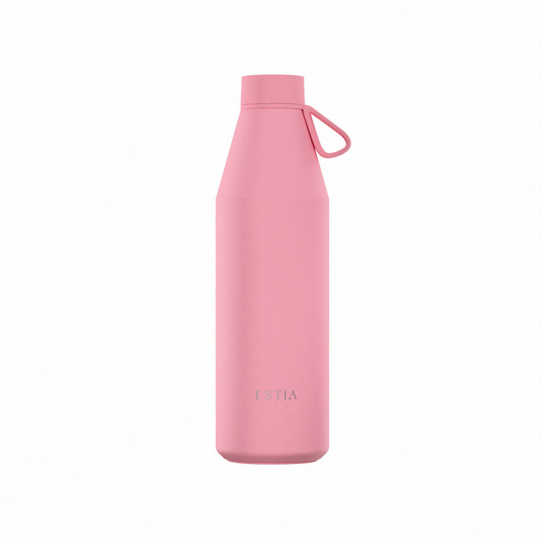 Estia Μπουκάλι Θερμός Flow 800ml Ροζ Save the Aegean