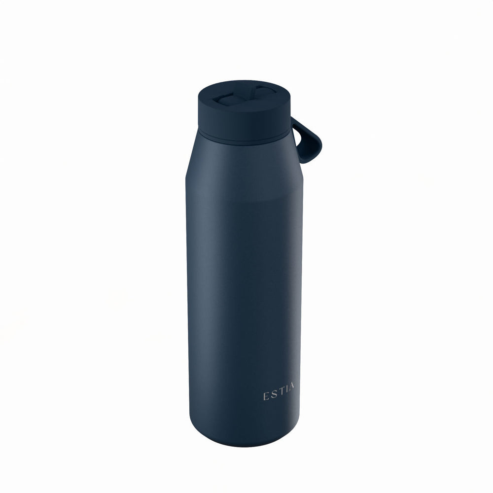 Estia Μπουκάλι Θερμός Pulse 500ml Μπλε Σκούρο Save the Aegean