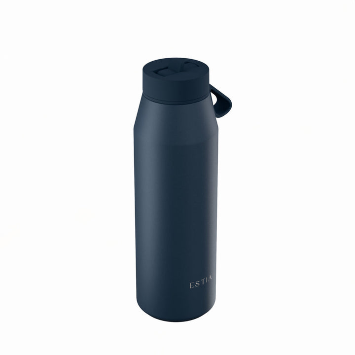 Estia Μπουκάλι Θερμός Pulse 500ml Μπλε Σκούρο Save the Aegean