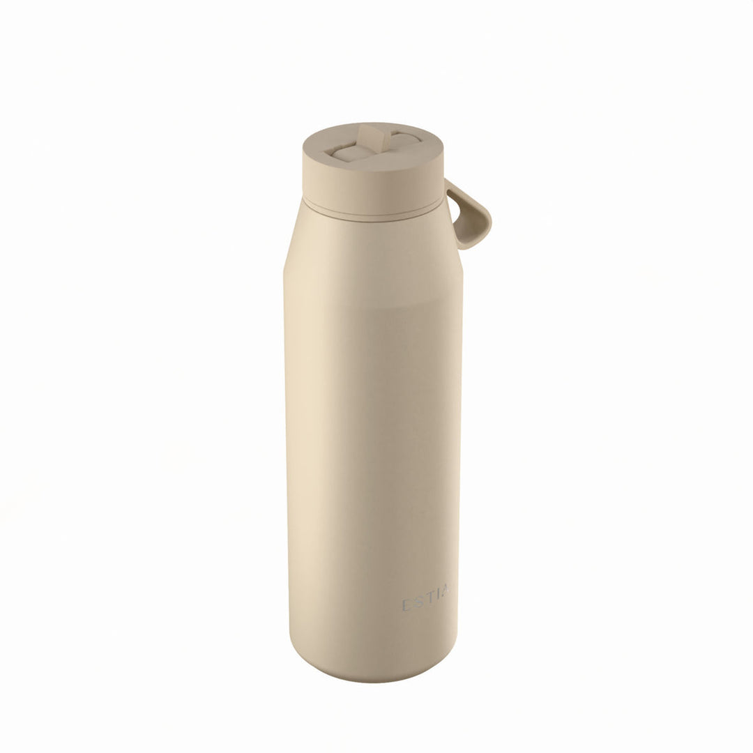 Estia Μπουκάλι Θερμός Pulse 800ml Μπεζ Save the Aegean