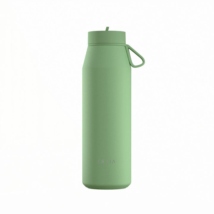 Estia Μπουκάλι Θερμός με Καλαμάκι Pulse 800ml Μέντα Save the Aegean