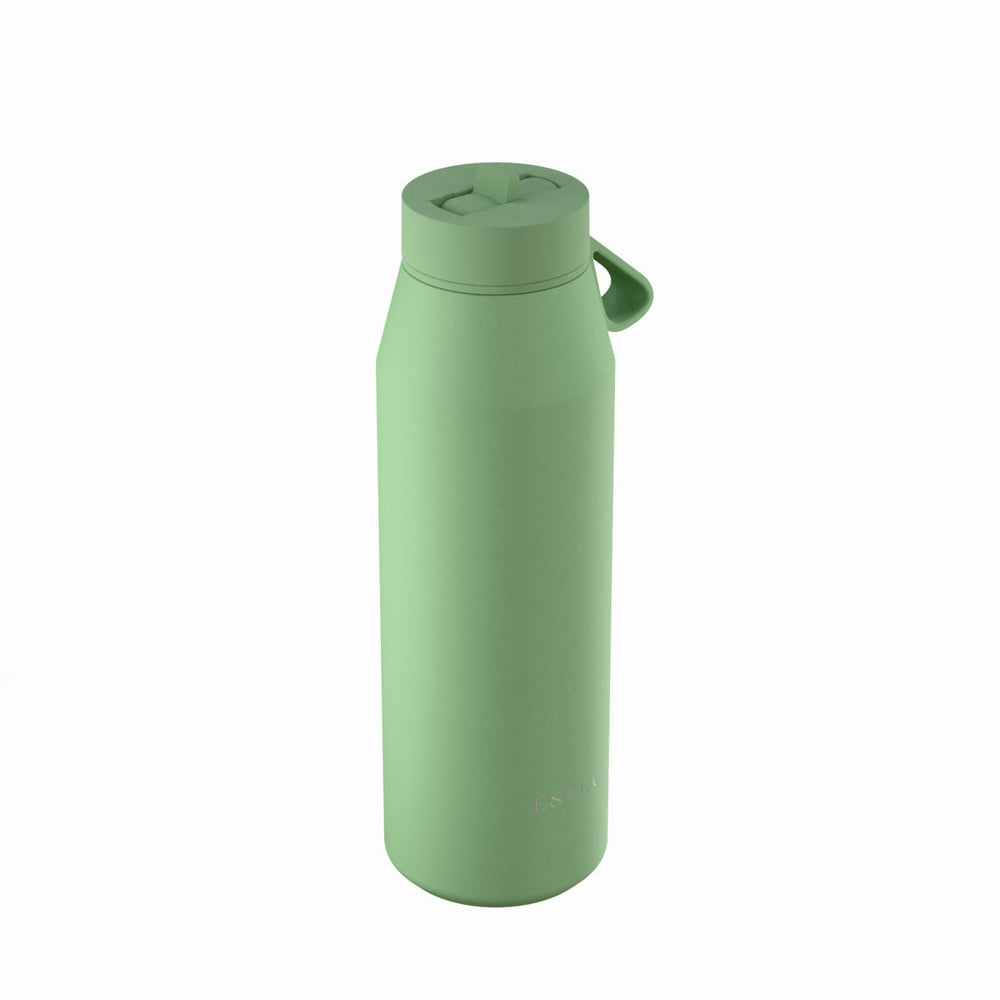 Estia Μπουκάλι Θερμός με Καλαμάκι Pulse 800ml Μέντα Save the Aegean