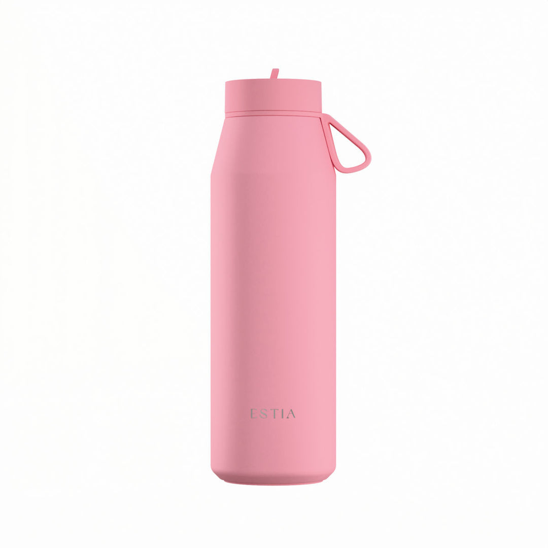 Estia Μπουκάλι Θερμός Pulse 800ml Ροζ Save the Aegean