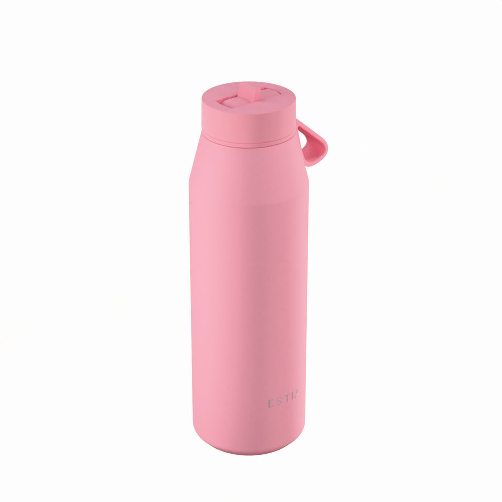 Estia Μπουκάλι Θερμός Pulse 800ml Ροζ Save the Aegean