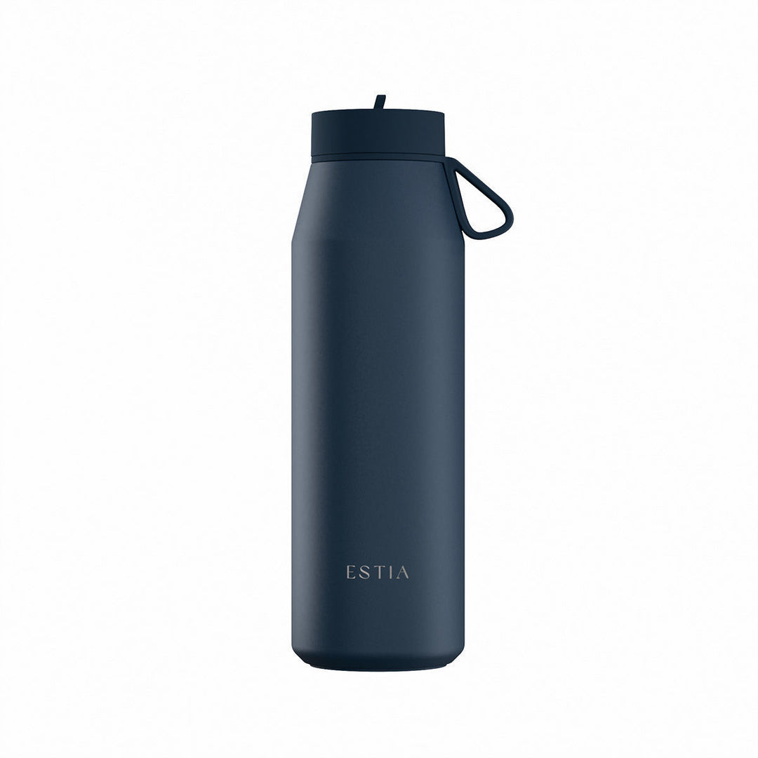 Estia Μπουκάλι Θερμός Pulse 500ml Μπλε Σκούρο Save the Aegean