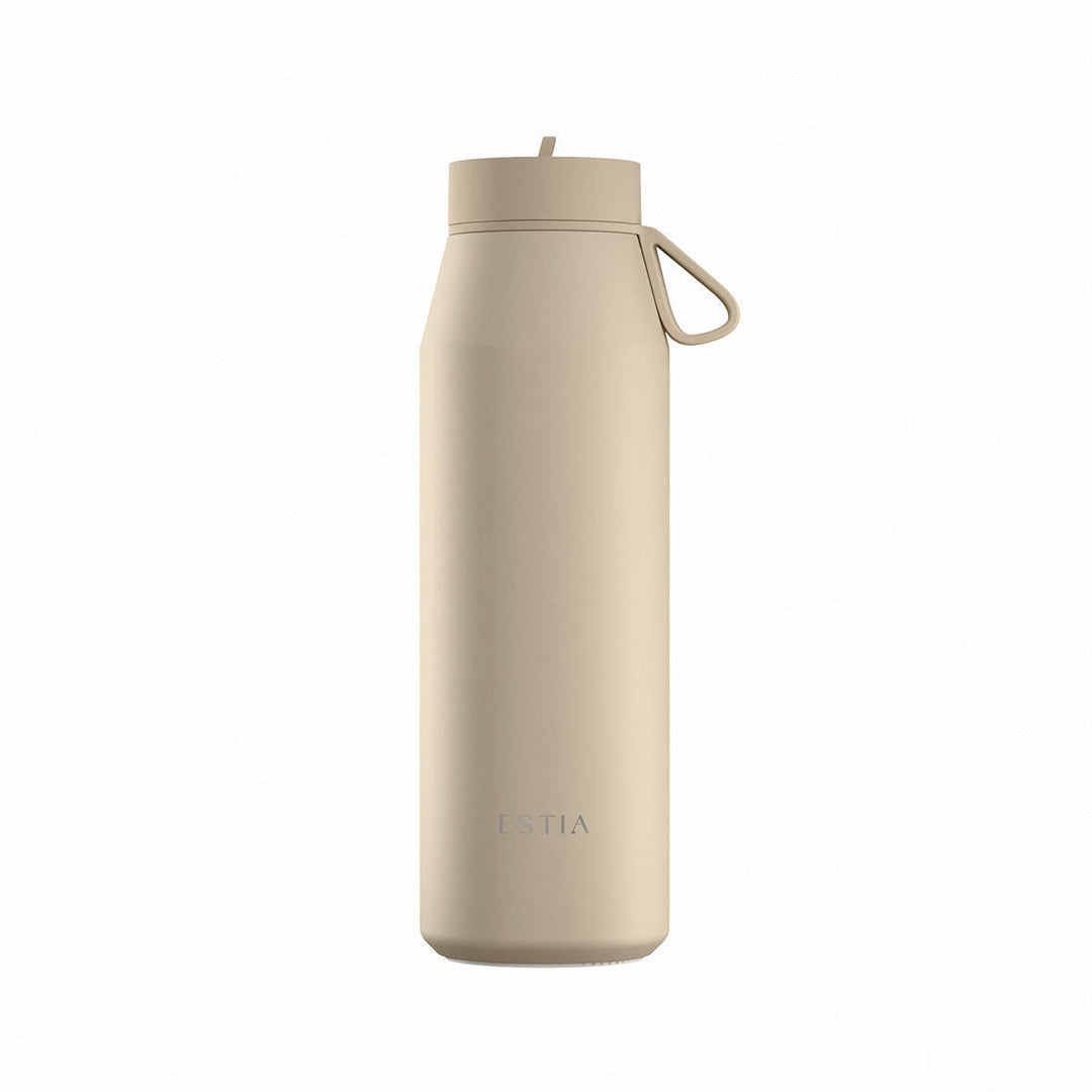 Estia Μπουκάλι Θερμός Pulse 800ml Μπεζ Save the Aegean