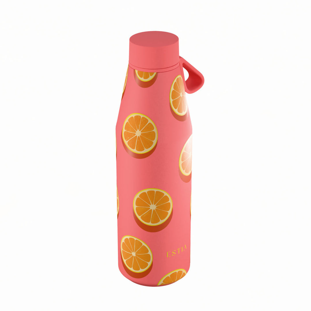 Estia Μπουκάλι Θερμός Flow 500ml Κοραλί Save the Aegean Orange Pop