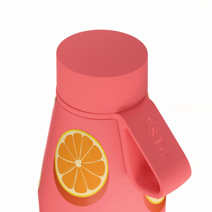 Estia Μπουκάλι Θερμός Flow 500ml Κοραλί Save the Aegean Orange Pop