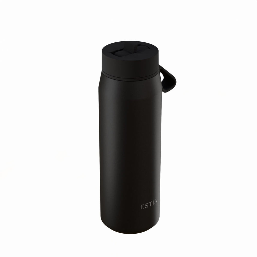 Estia Μπουκάλι Θερμός Pulse 500ml Μαύρο Save the Aegean