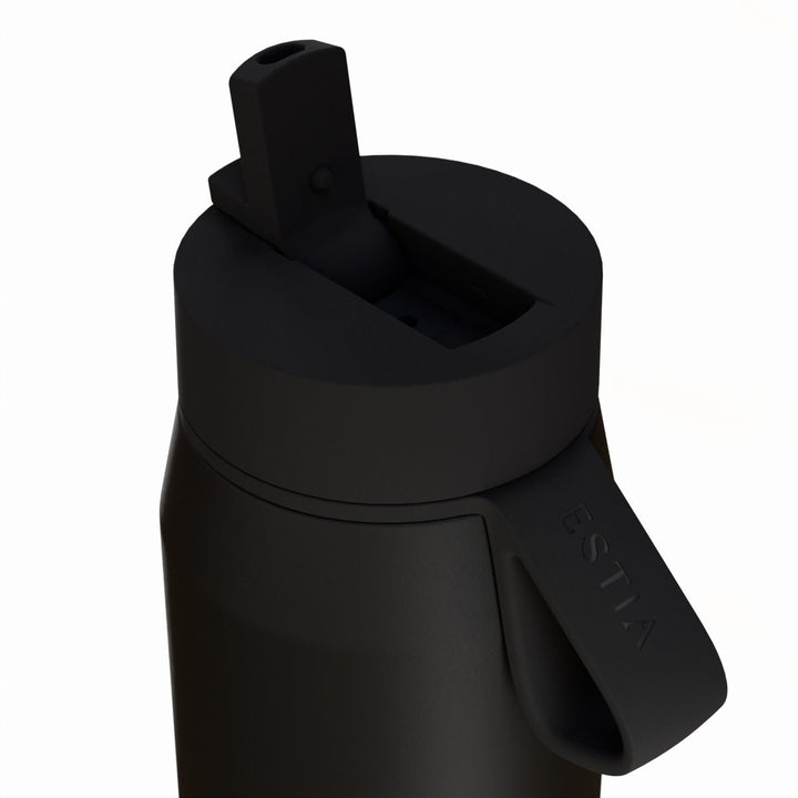 Estia Μπουκάλι Θερμός Pulse 500ml Μαύρο Save the Aegean