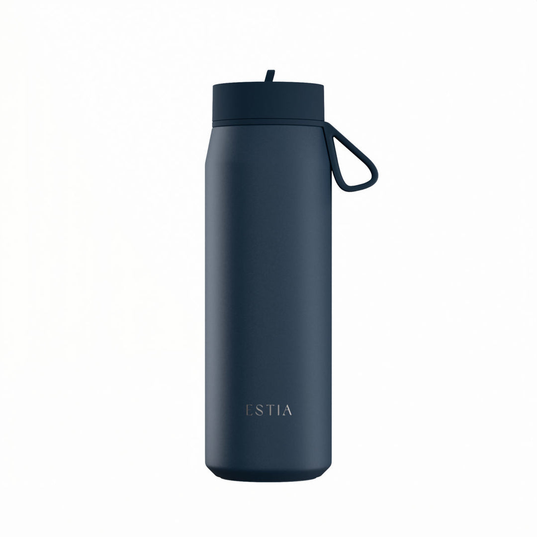 Estia Μπουκάλι Θερμός Pulse 500ml Μπλε Σκούρο Save the Aegean