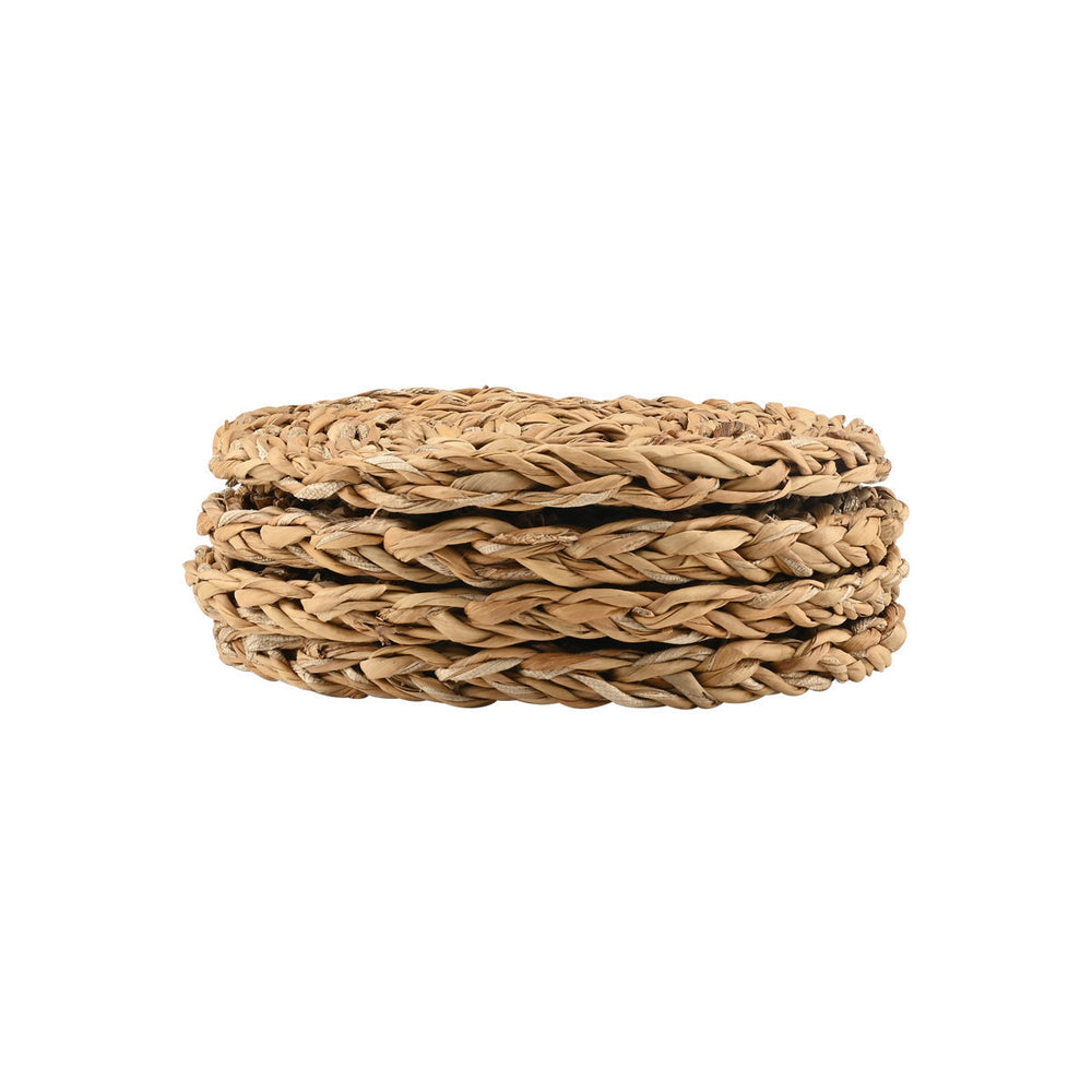 Σουβέρ Ψάθινο Nerina Φ11cm Σετ 4 Τεμ. Estia