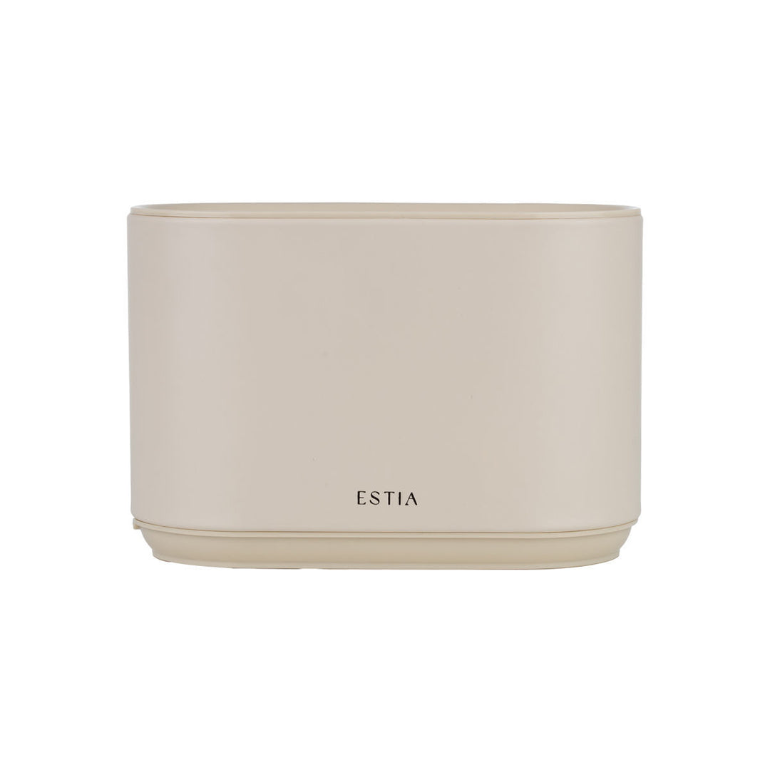 Θήκη Οργάνωσης για Μαχαιροπίρουνα Εκρού Ανοξείδωτη Estia