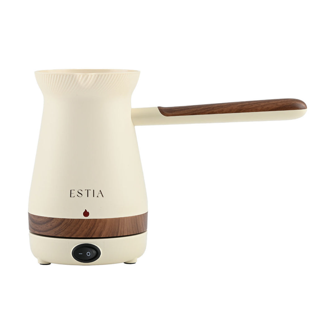 Ηλεκτρικό Μπρίκι Pure Cream 1000W Με Αποσπώμενη Βάση 360° 0.25lt Κρεμ Estia