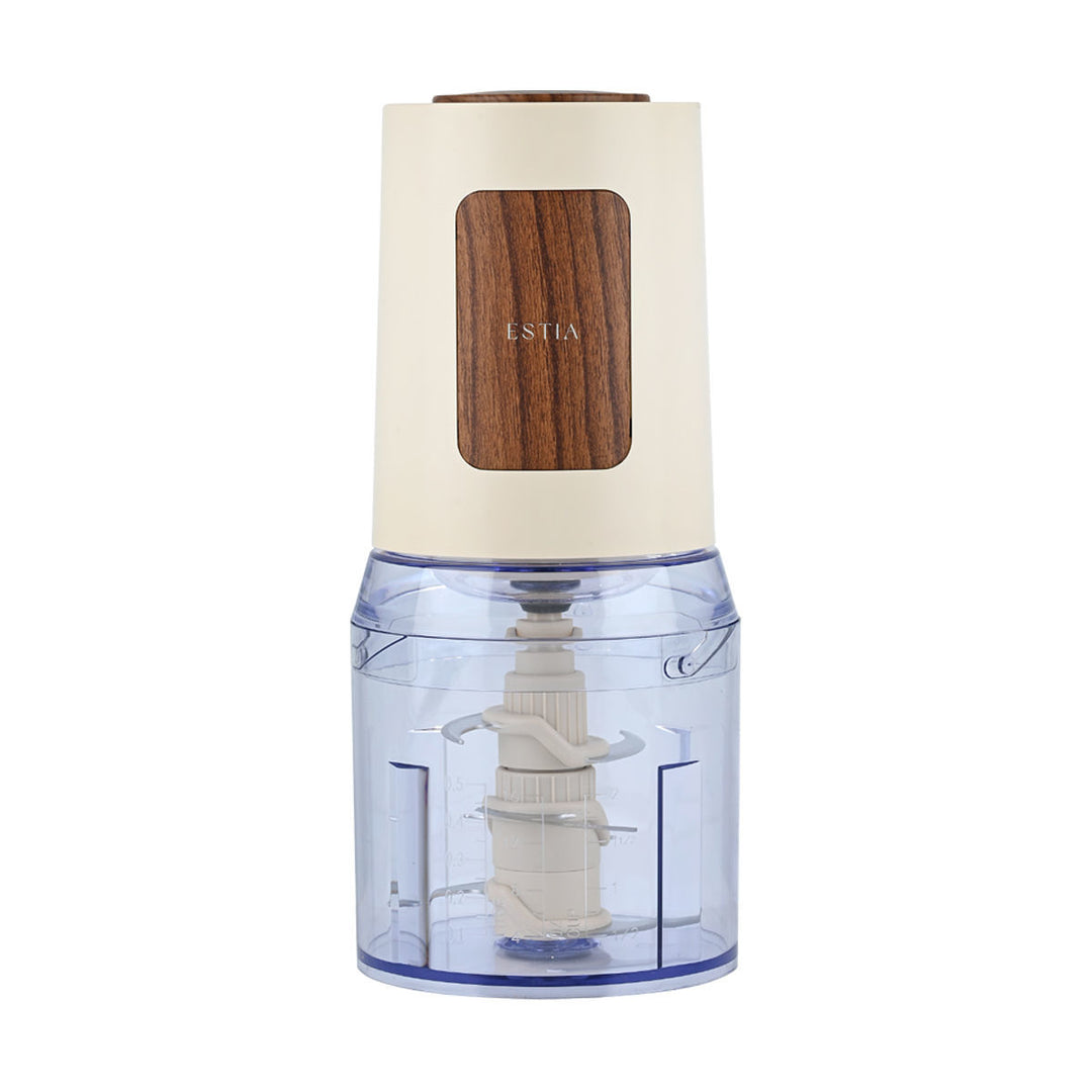 Πολυκόπτης Pure Cream 400W Με Πλαστικό Μπολ 0.5lt Κρεμ Estia