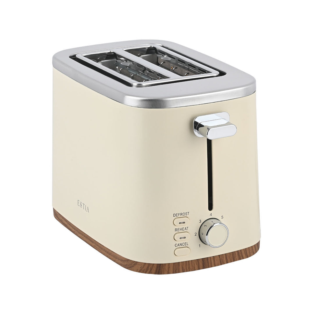 Φρυγανιέρα Pure Cream 2 Θέσεων 800W Κρεμ Estia