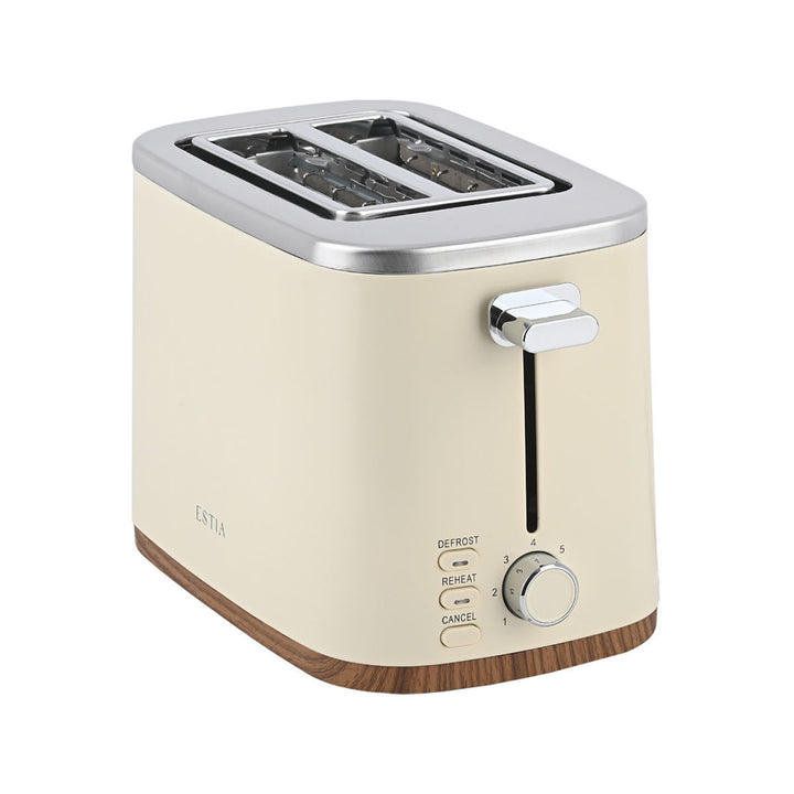 Φρυγανιέρα Pure Cream 2 Θέσεων 800W Κρεμ Estia