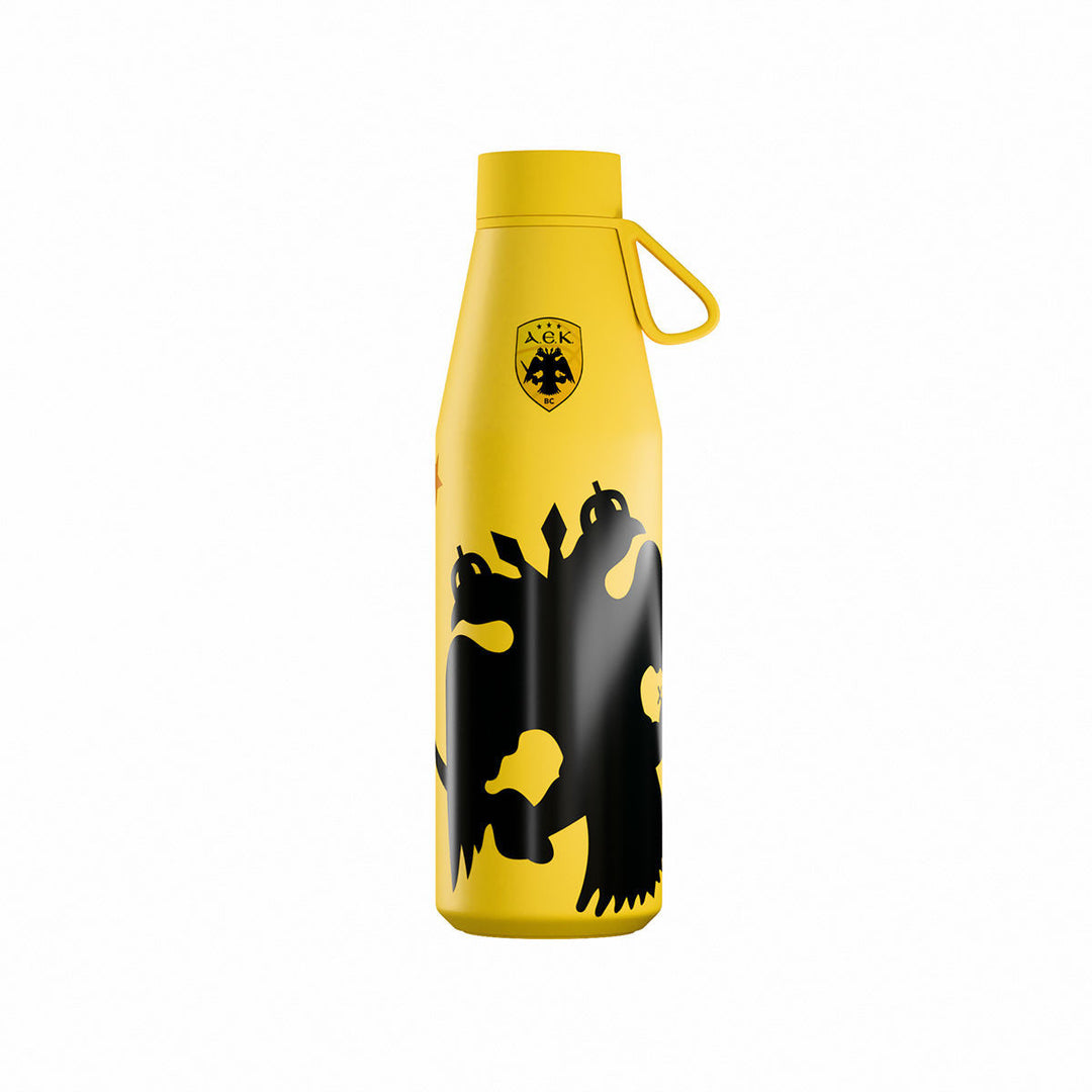 Estia Μπουκάλι Θερμός Flow 500ml Κίτρινο AEK BC Edition