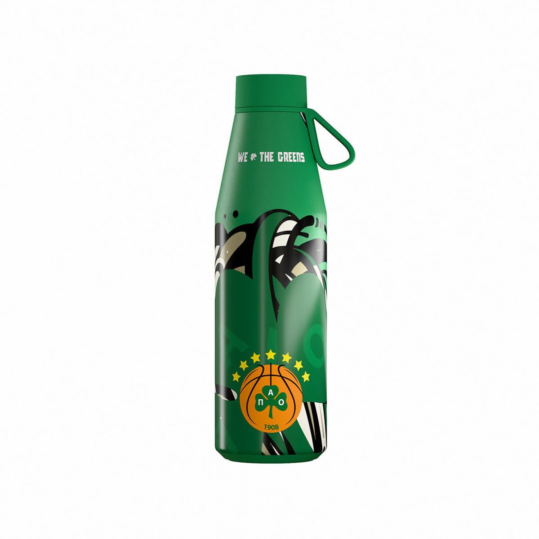 Estia Μπουκάλι Θερμός Flow 500ml Πράσινο Panathinaikos BC Edition We The Greens