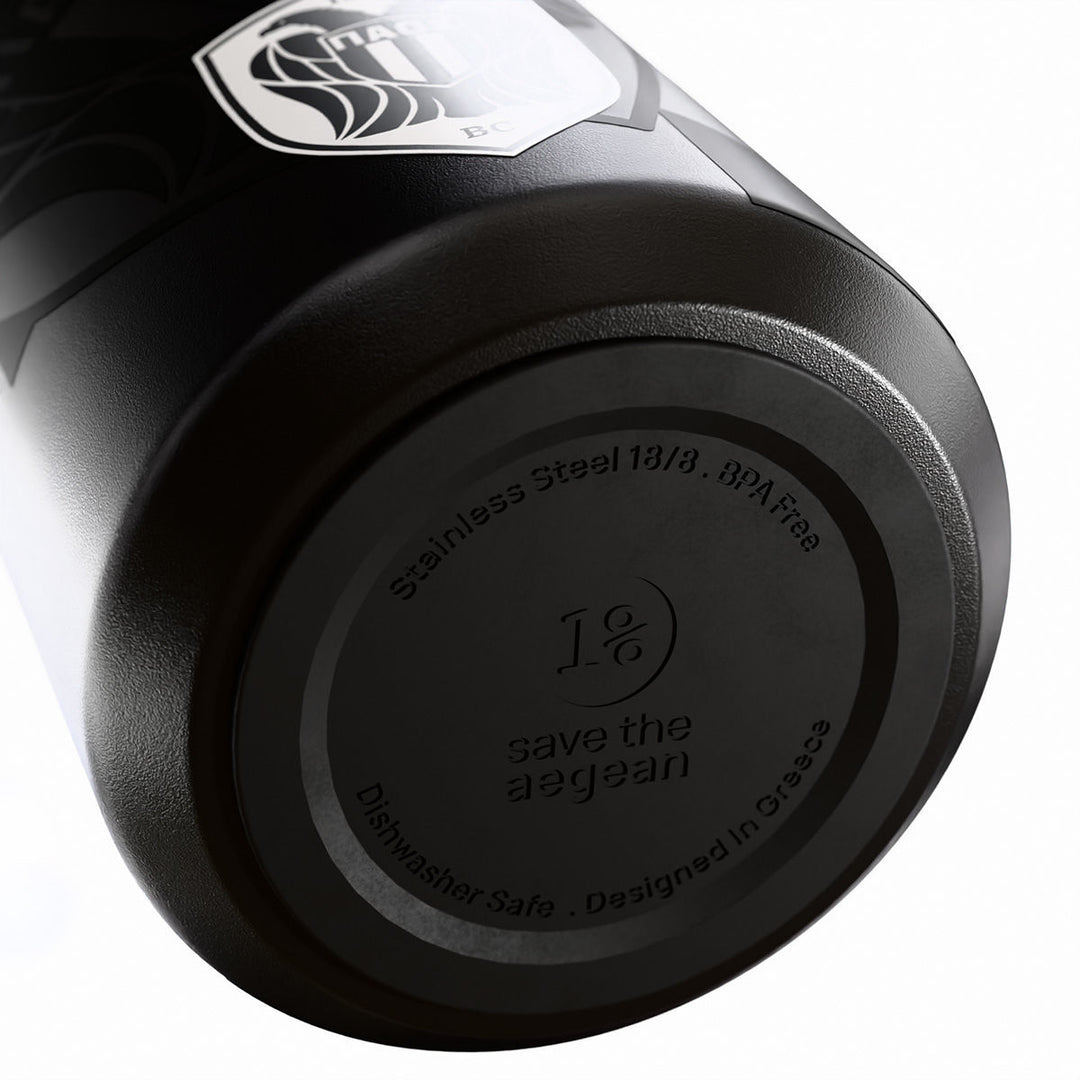 Μπουκάλι Θερμός Lens Μαύρο 360ml Paok Bc Edtion Estia