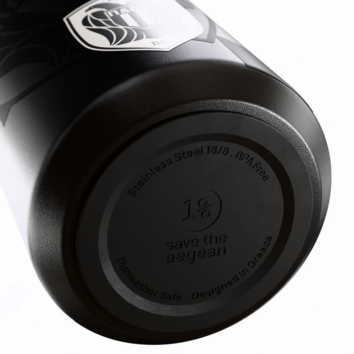 Μπουκάλι Θερμός Lens Μαύρο 360ml Paok Bc Edtion Estia