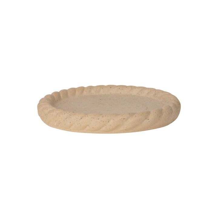 Δίσκος Κεραμικός Μπεζ 15.7X15.7X2cm Clayra Estia