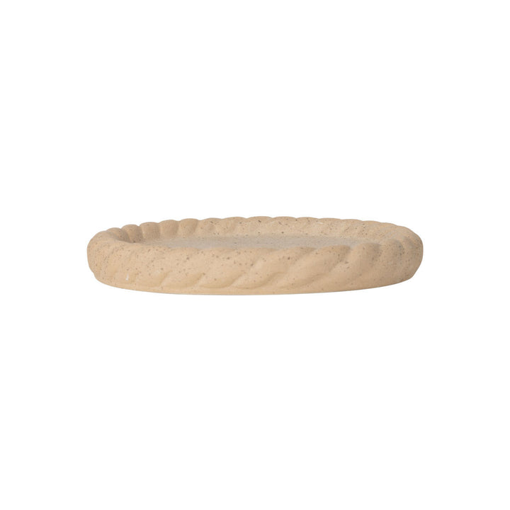 Δίσκος Κεραμικός Μπεζ 15.7X15.7X2cm Clayra Estia