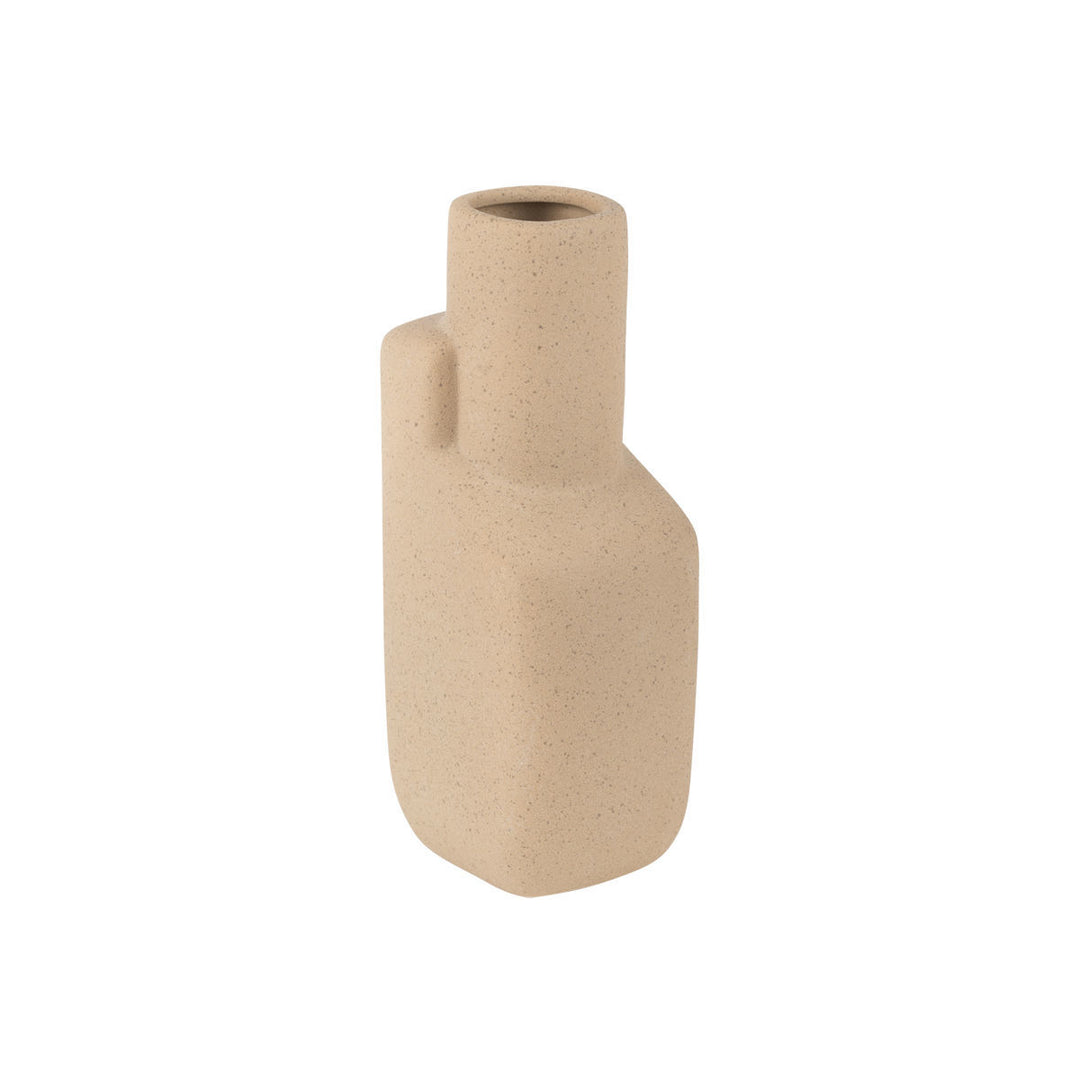 Βάζο Κεραμικό Μπεζ 24.2cm Clayra Estia