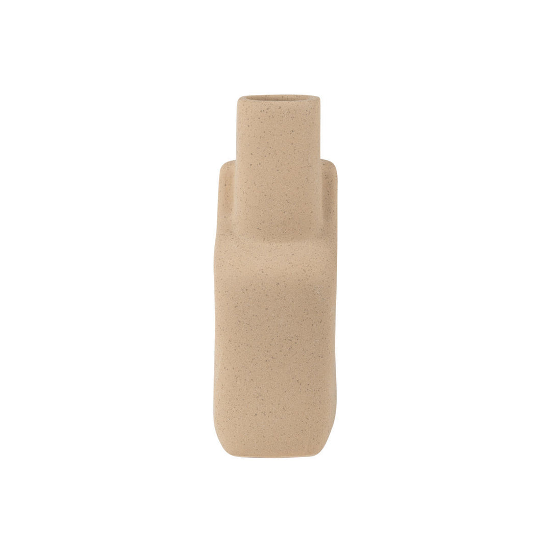 Βάζο Κεραμικό Μπεζ 24.2cm Clayra Estia