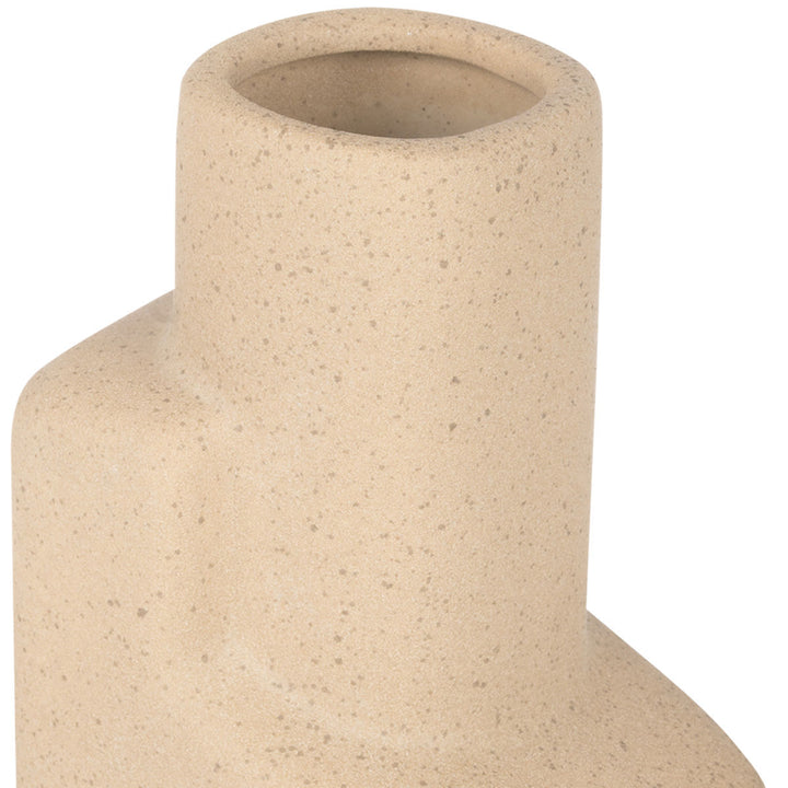 Βάζο Κεραμικό Μπεζ 24.2cm Clayra Estia