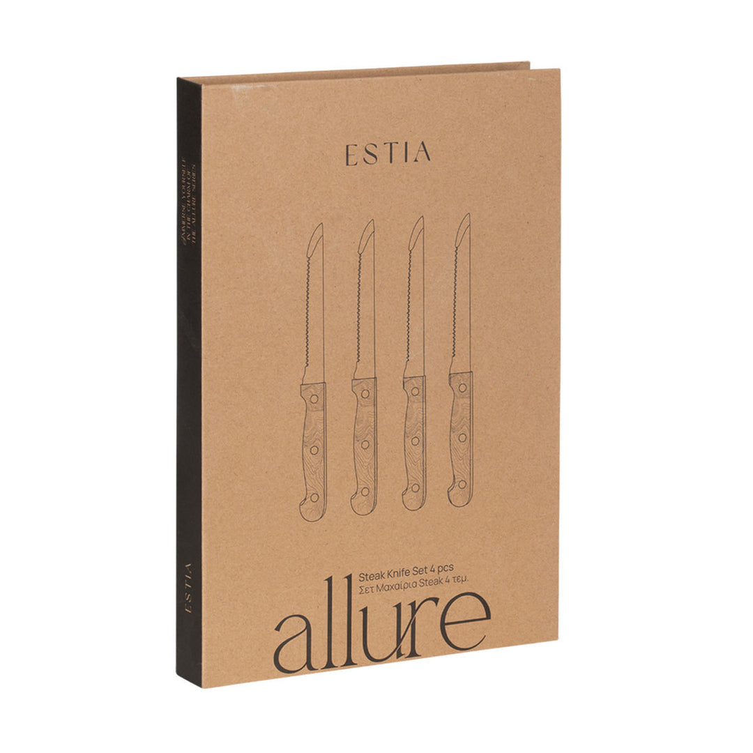 Σετ Μαχαίρια 4Τμχ Steak Allure Estia