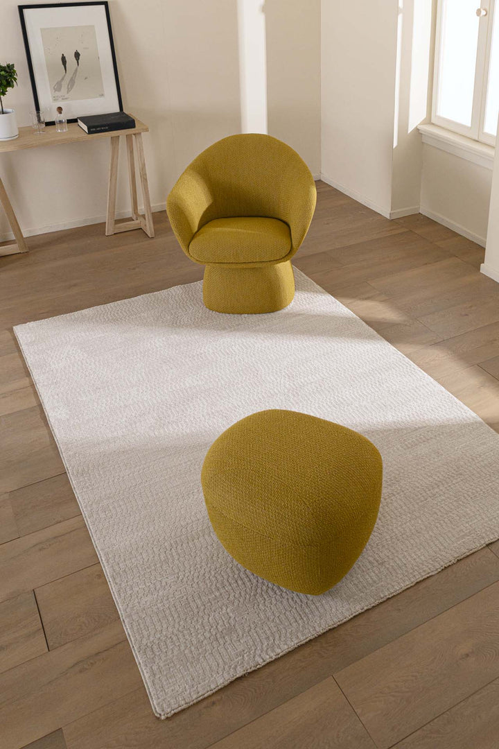 Μονόχρωμο Χειμερινό Χαλί Λευκό Πολυεστερικό Prime Royal Carpet 200X300 (004)