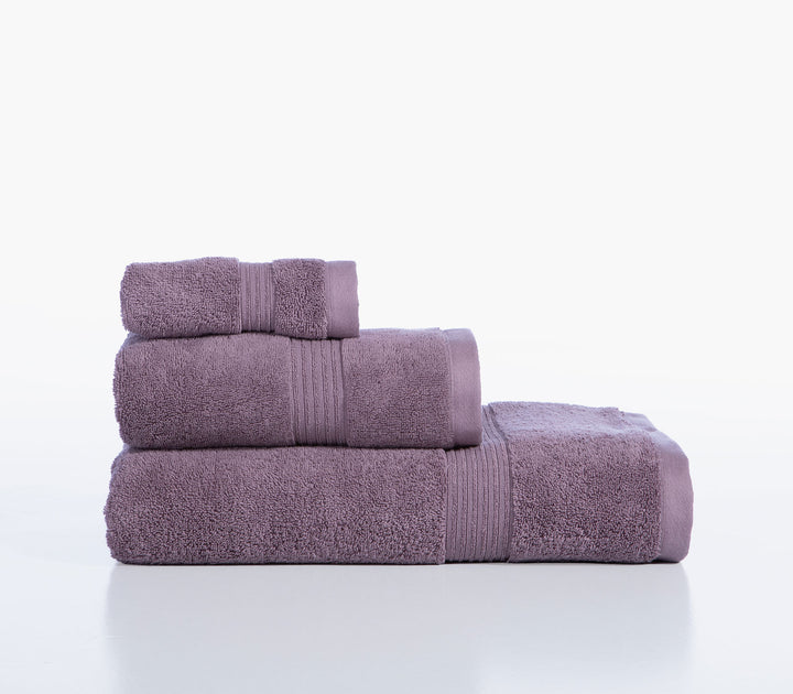 Πετσέτα Χεριών Μωβ Βαμβακερή Aegean-705 30X50cm Nef-Nef Homeware